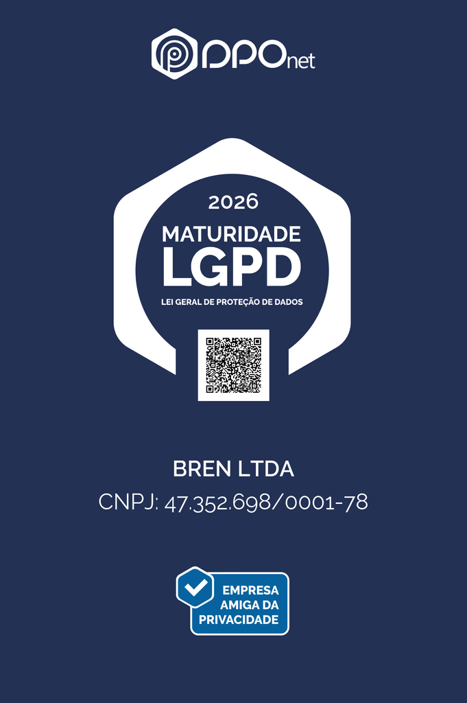 Certificado Maturidade LGPD 2026 — BREN LTDA, DPOnet